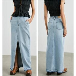 Rails Manhattan skirt Reef Let Down Hem Denim Maxi | 27 Festival Boho Festival
